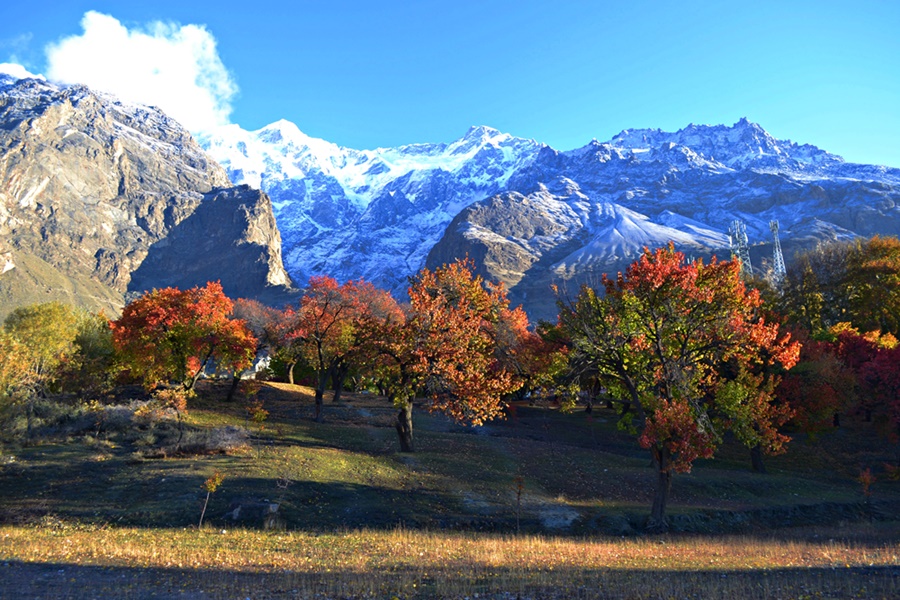 Karimabad Hunza in Autumn