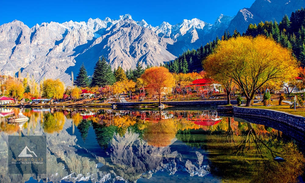 Shangri La Lake Skardu in Autumn
